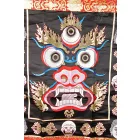 Mahakala brokát fali függő 82 x 77