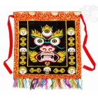 Mahakala brokát fali függő 82 x 77