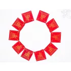 Guru Rinpoche imazászló a mantrájával
