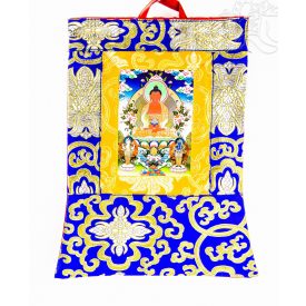 Amitabha Buddha thanka jellegű falikép