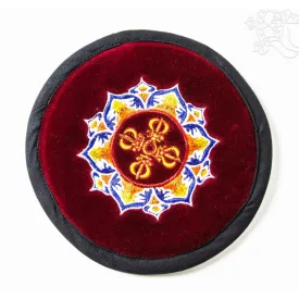   Lapos hangtál alátét (terítő) dupla dorjeval közepes - 15 cm