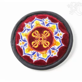   Lapos hangtál alátét (terítő) dupla dorjeval kicsi - 11 cm