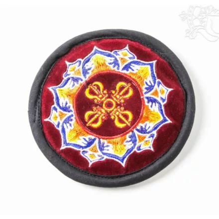 Lapos hangtál alátét (terítő) dupla dorjeval kicsi - 11 cm