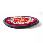Lapos hangtál alátét (terítő) dupla dorjeval kicsi - 11 cm