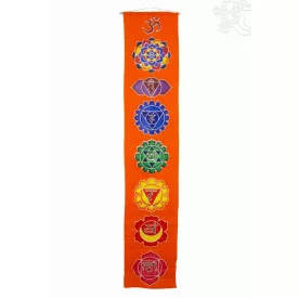 Csakrás lógó, textil
