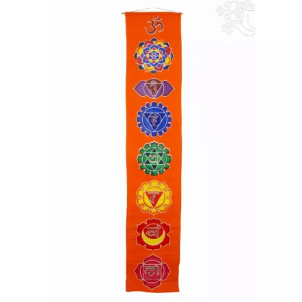 Csakrás lógó, textil