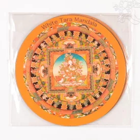 Fehér Tara mandala vékony mágnes
