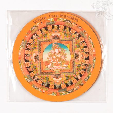 Fehér Tara mandala vékony mágnes
