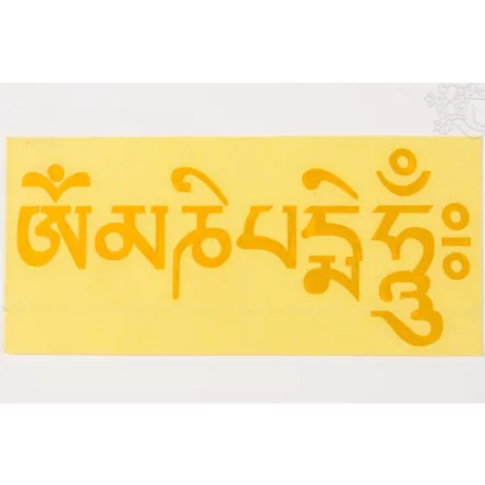 Om Mani Padme Hum matrica, arany