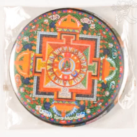 Zöld Tara mandala vastag mágnes