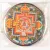 Zöld Tara mandala vastag mágnes