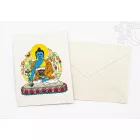 Gyógyító Buddha mártott papír (LOKTA) képeslap