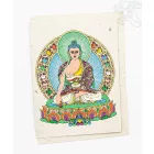 Shakyamuni Buddha mártott papír (LOKTA) képeslap