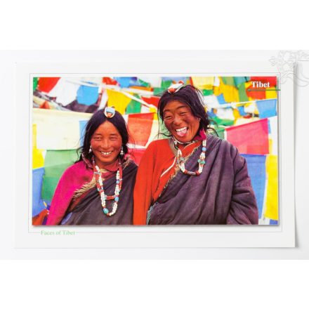 Tibeti emberek képeslap 2.