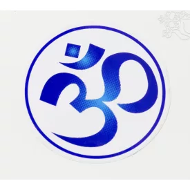 Om matrica, kerek, kék
