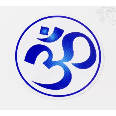 Om matrica, kerek, kék