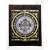 Kalacsakra Mandala fekete mártott papír (LOKTA) falikép, kék - 35 x 46 cm
