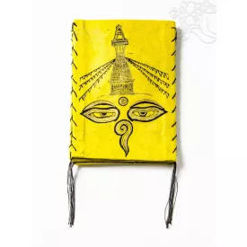 Buddha szem és sztúpa lámpabura mártott papíron (LOKTA)