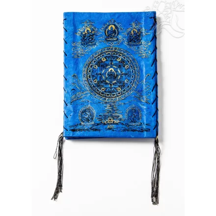 Mandala lámpabura mártott papíron (LOKTA)