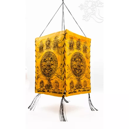 Mandala lámpabura mártott papíron (LOKTA)