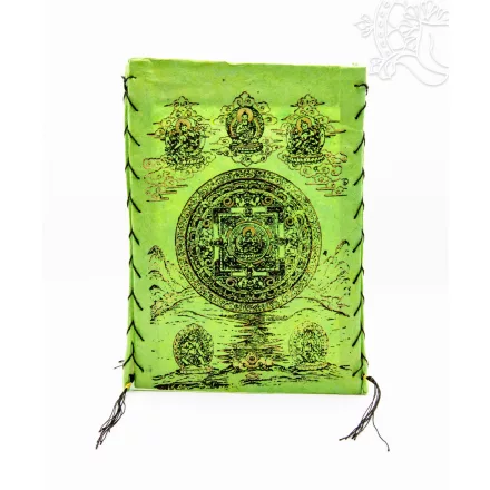 Mandala lámpabura mártott papíron (LOKTA)