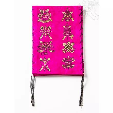 Tibeti 8 szerencssejel lámpabura mártott papíron (LOKTA)