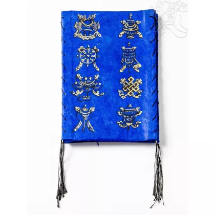 Tibeti 8 szerencssejel lámpabura mártott papíron (LOKTA)