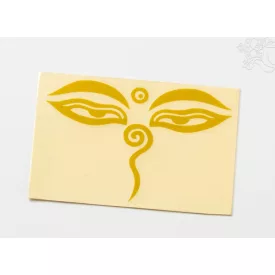 Buddha szeme matrica, közepes arany