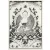 Gyógyító Buddha mártott papír (LOKTA) falikép- 51 x 76 cm