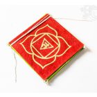 Csakra imazászló, mártott papíron (LOKTA)