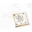 Ganesha imazászló, mártott papíron (LOKTA)