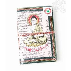 Buddha jegyzetfüzet - 10 x 15 cm - rózsaszín