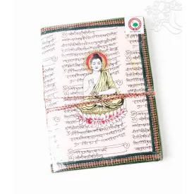 Buddha jegyzetfüzet - 15 x 20 cm - rózsaszín