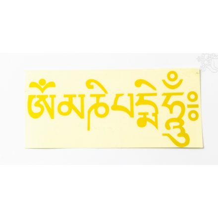 Om Mani Padme Hum matrica, arany