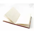 Színes pamut borítású mártott papír (LOKTA) jegyzetfüzet - 16 x 21 cm
