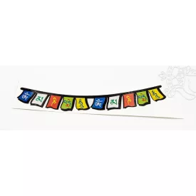 Om Mani Padme Hum zászló alakú matrica - 32 cm