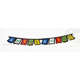 Om Mani Padme Hum zászló alakú matrica - 45 cm