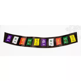 Om Mani Padme Hum zászló alakú matrica - 48 cm
