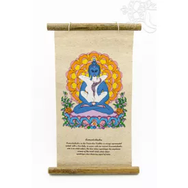 Buddha és Shakti  mártott papír (LOKTA) fali függő