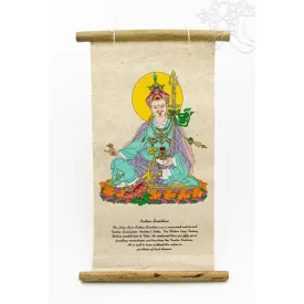 Guru Rinpoche mártott papír (LOKTA) fali függő
