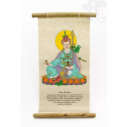 Guru Rinpoche mártott papír (LOKTA) fali függő