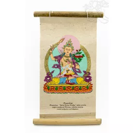 Manjushri mártott papír (LOKTA) fali függő