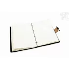 Életfás bőr napló 7 csakra ásvánnyal – 18 × 13 cm