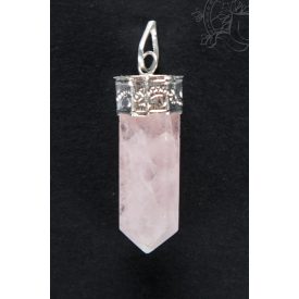 Rózsakvarc kristály medál