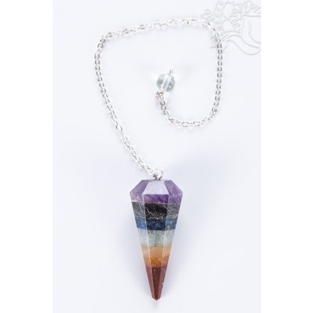 Csakra köves gúla kristály inga