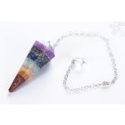 Csakra köves gúla kristály inga