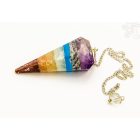 Csakra köves gúla kristály inga