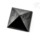 Shungit energetizáló piramis, nagy, 6x6 cm