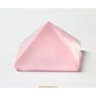 Rózsakvarc energetizáló piramis - 4-4,5 cm