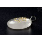 Hegyikristály ovális medál, Om